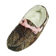 thumbnail image 1 of Realtree Girls Camouflage Moccasins Child Female Loafers Slippers Pink Camo L, 1 of 2