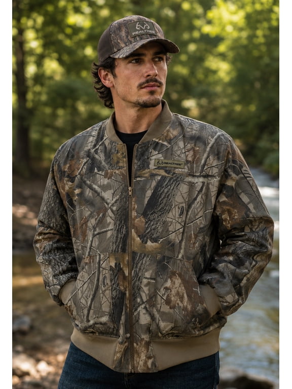 Heritage Hunting Bomber Jacket Camo Quilted Lining 2X