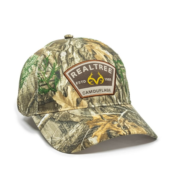 Realtree Hunting Structured Baseball Style Hat, Edge Camo, Large/Extra Large