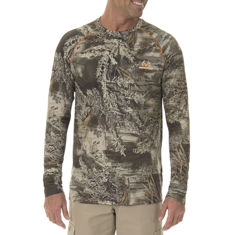 Realtree Insect Repellent Performance Long Sleeve Tee Walmart