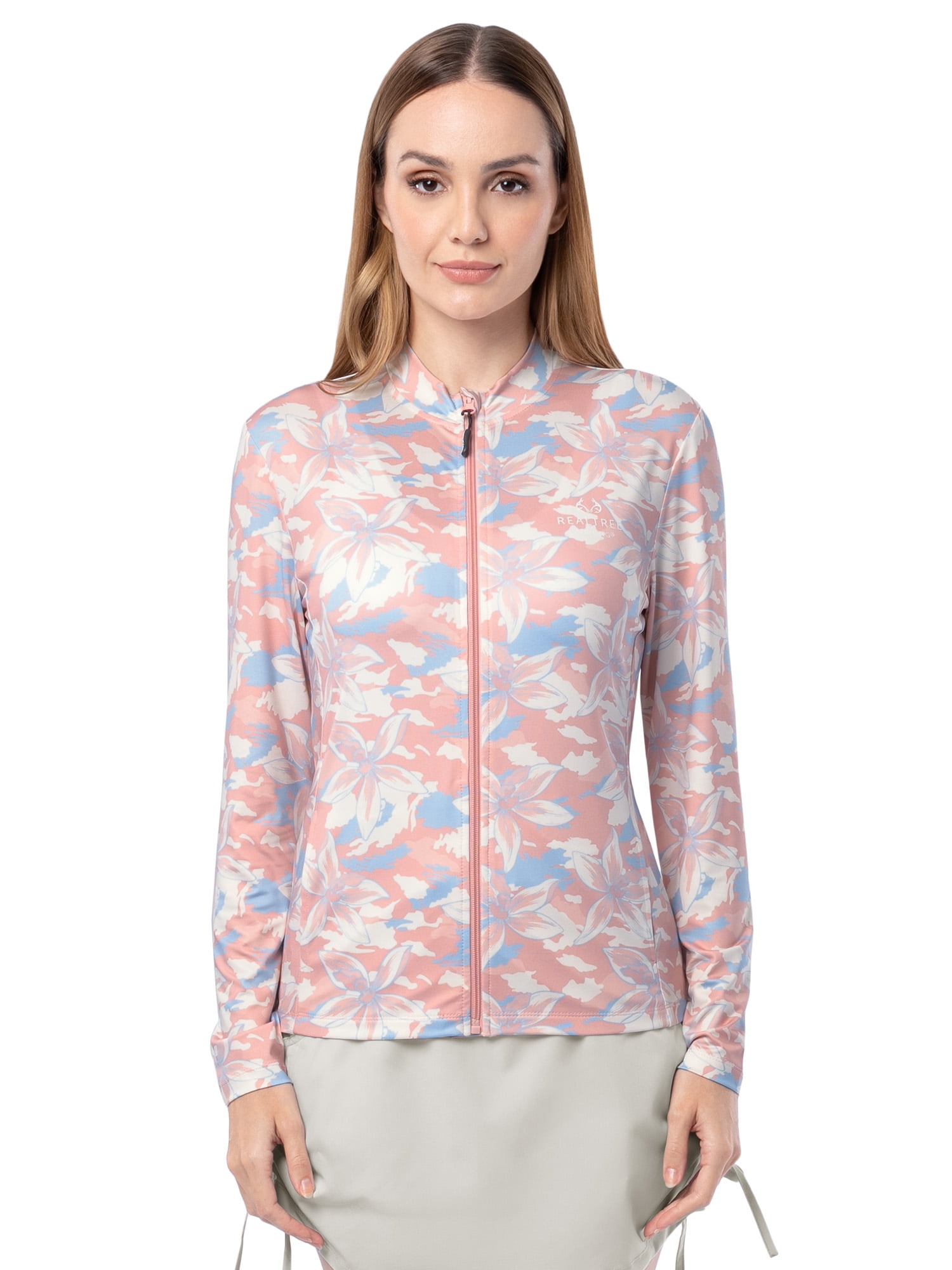 Ladies Long Sleeve ZIP Performance Top, Size S-2XL