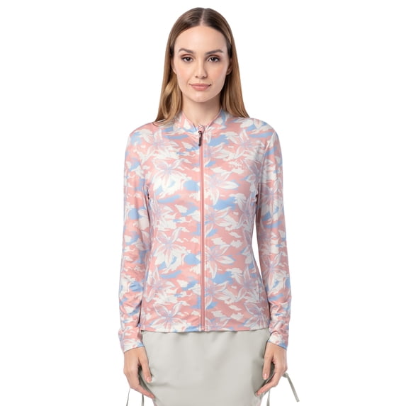Realtree Ladies Long Sleeve ZIP Performance Top, Size S-2XL