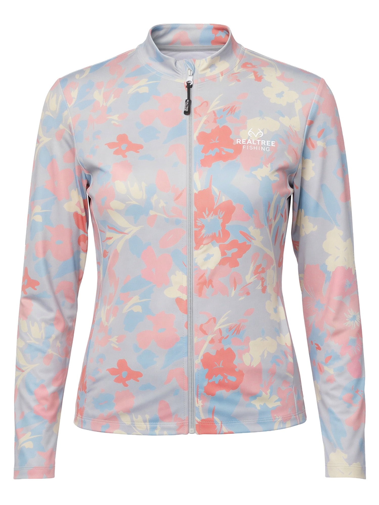 Realtree Ladies Long Sleeve ZIP Performance Top, Size S-2XL