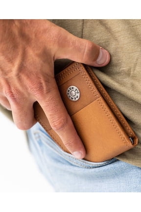 Realtree Leather Shell Logo Trifold Wallet