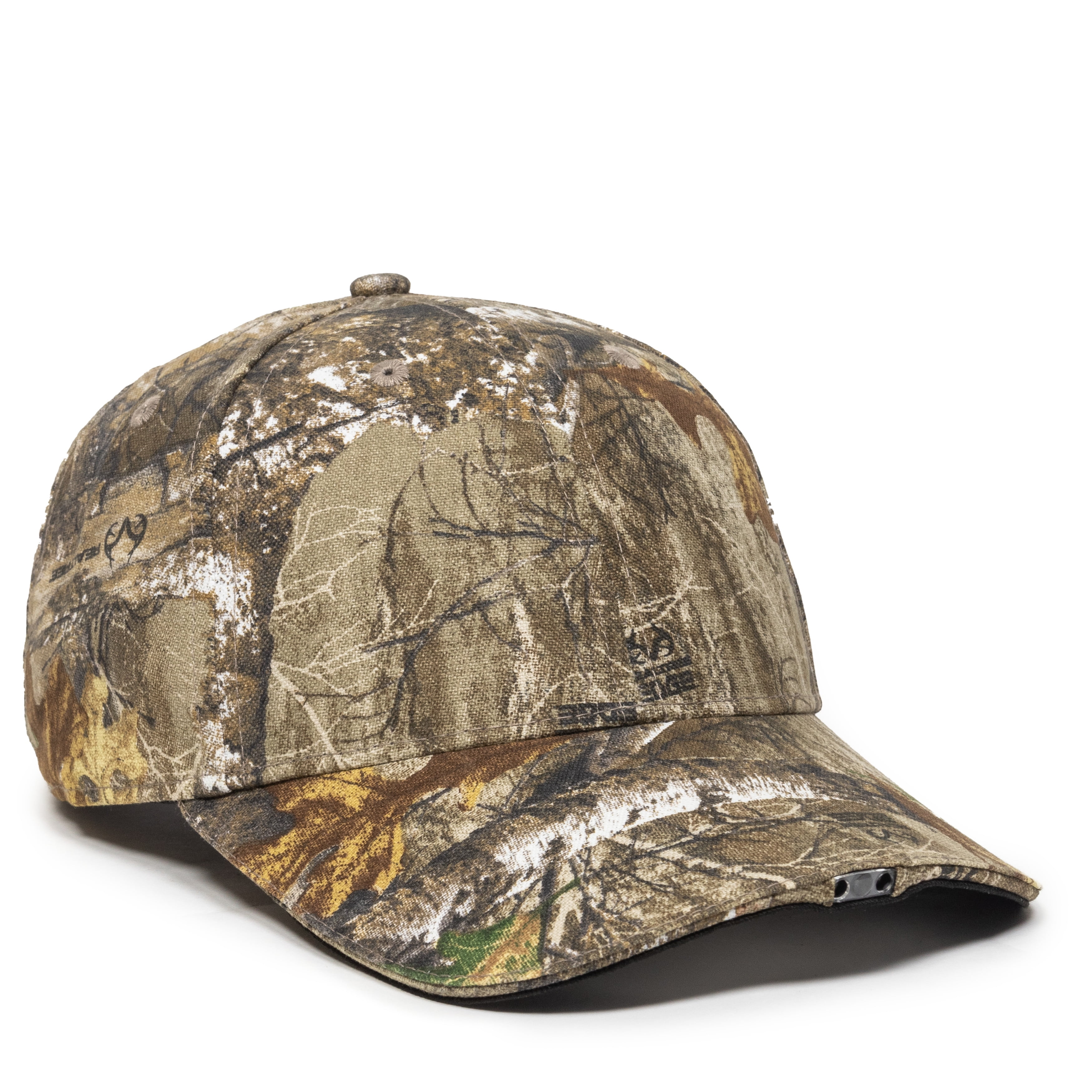 Realtree Lighted Hunting Structured Baseball Style Hat, Edge Camo