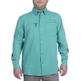 thumbnail image 1 of Realtree Long Sleeve Fishing Guide Shirt, Lagoon, Size Large, 1 of 8