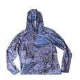 thumbnail image 1 of Realtree Long Sleeve Women's Purple Camo Hooded Fishing Shirt, Sun Protection, Size XS-2XL, 1 of 3
