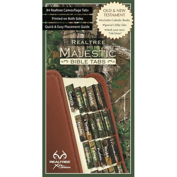 Majestic(tm) Bible Realtree(tm) Majestic Bible Tabs - Camo Version, (Hardcover)
