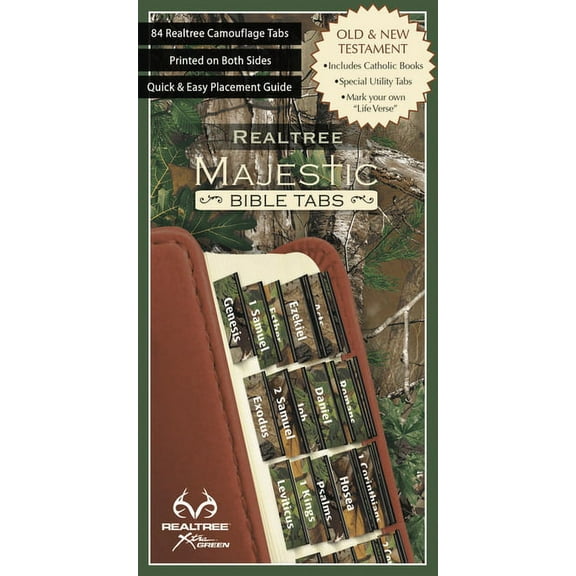 Majestic(tm) Bible Realtree(tm) Majestic Bible Tabs - Camo Version, (Hardcover)