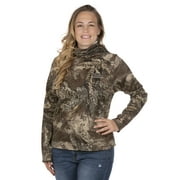 Realtree Max-1 XT Women Performance Pullover Hoodie with Neck Gaiter M