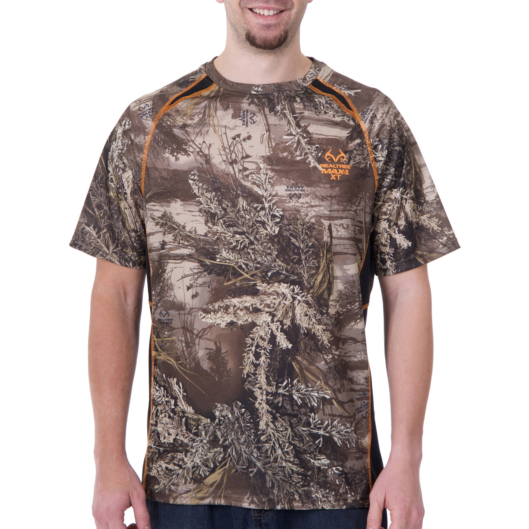 Staghorn Men's Realtree Fishing SS Graphic Camo Tee Short Sleeve