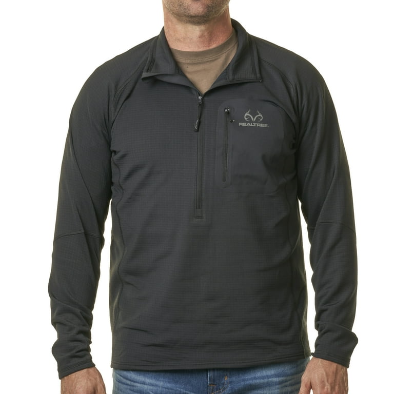 Mens black clearance half zip pullover