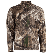 Realtree Men's 1/4 Zip Performance Hoodie, Realtree APX, Size Large