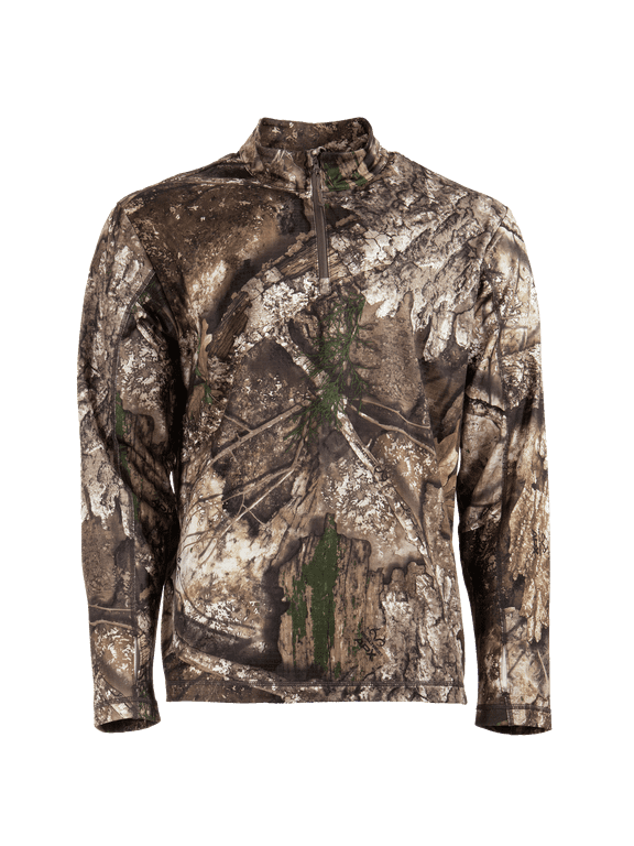 Men's 1/4 Zip Performance Hoodie, Realtree APX, Size Extra Large