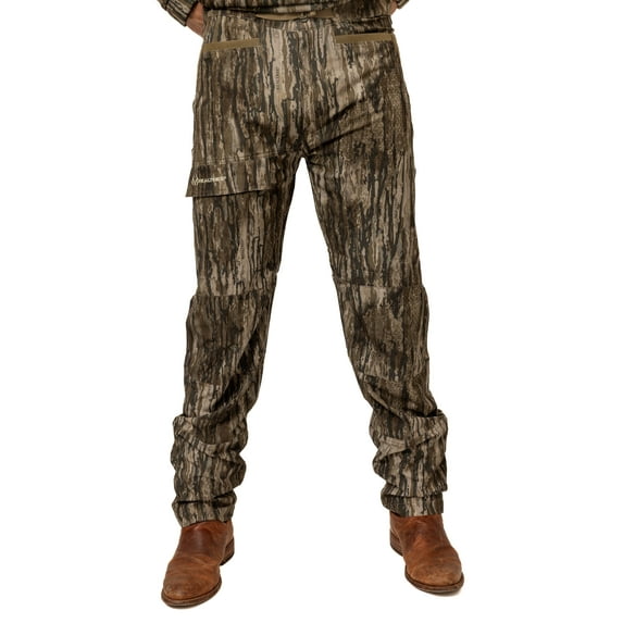 Realtree Men's 5-Pocket Legacy Camo Hunting Pant - Durable Hunting Pants with Reinforced Knees, Water-Resistant, Breathable Ripstop Fabric