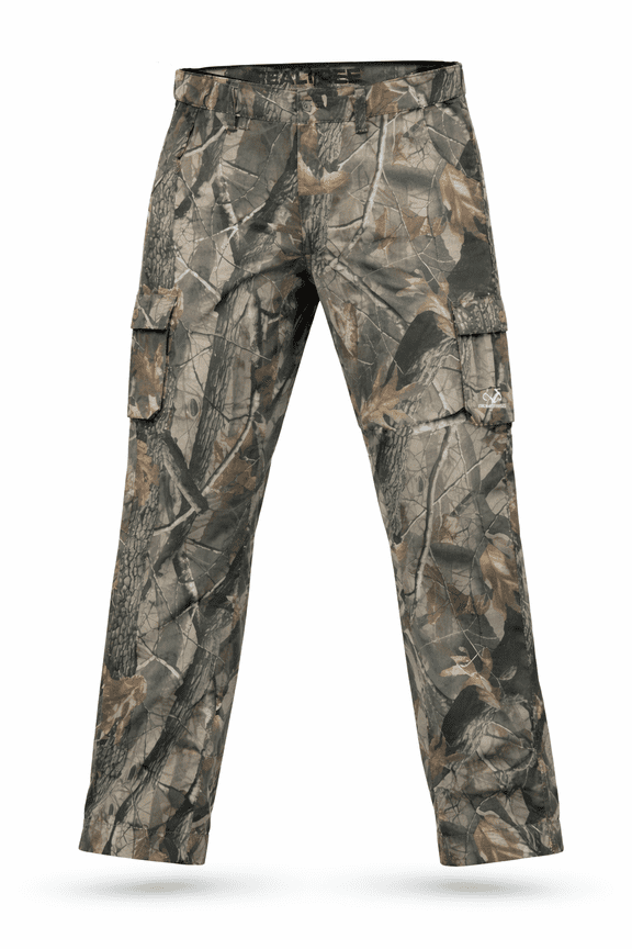Men’s 6-Pocket Cargo Camo Hunting Pants , Regular Fit, Straight Leg, Camo Pants for Outdoor, Hiking Wear | S-4X