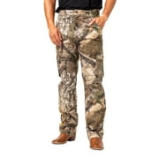 REALTREE Men’s 6-Pocket Cargo Pants – Timber Camo Hunting Pants for Outdoor, Hiking, & Tactical Wear | Size S