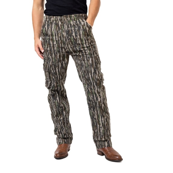 Realtree Men’s 6-Pocket Cargo Camo Hunting Pants , Regular Fit, Straight Leg, Camo Pants for Outdoor, Hiking Wear | S-4X