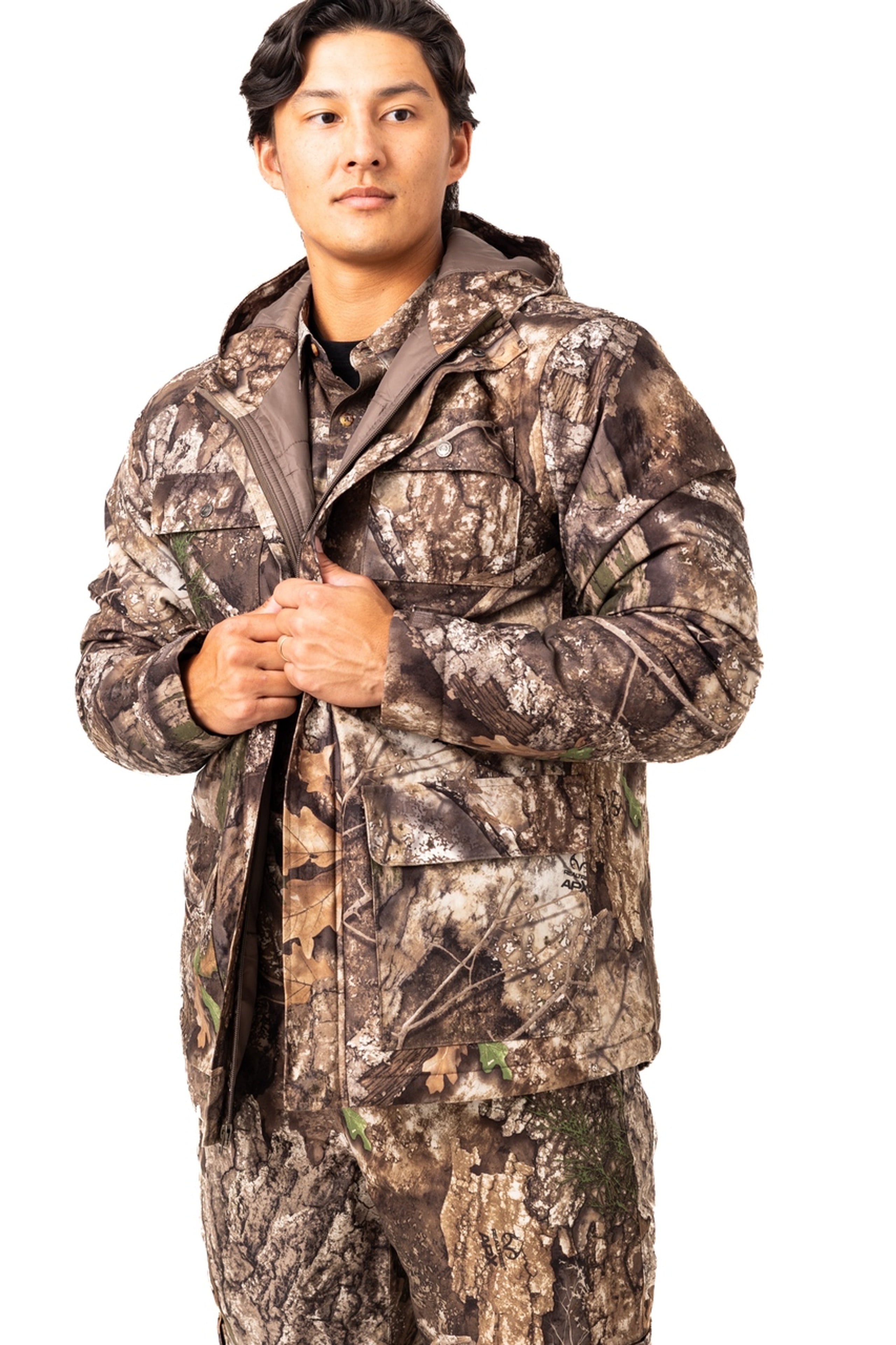 Realtree Men's APX Camo Hunting Jacket Water Resistant Insulated