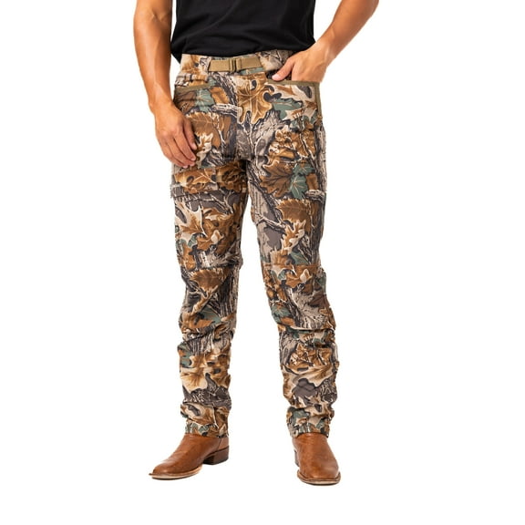 Realtree Men's Advantage Classic Camo Hunting Pant, 5 Pockets, Reinforced Knees, Water-Resistant, Breathable Ripstop Fabric, Durable for Outdoorwear