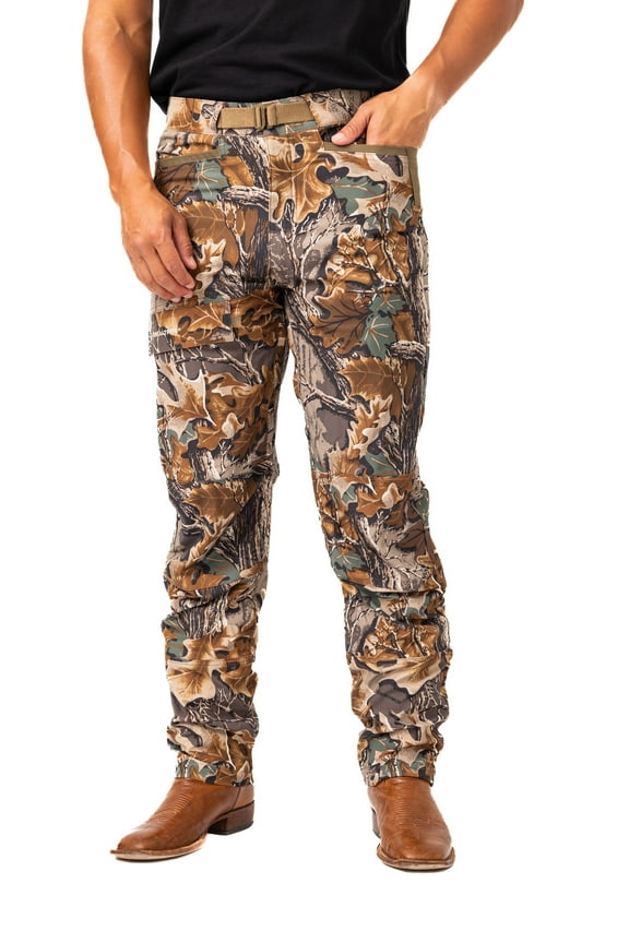 Men's Advantage Classic Camo Hunting Pant, 5 Pockets, Reinforced Knees, Water-Resistant, Breathable Ripstop Fabric, Durable for Outdoorwear