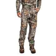 Realtree Men's All-Season Hunting Cargo Pants – EDGE Camo, Stretch Fabric, 6 Pockets, Sizes S–5XL