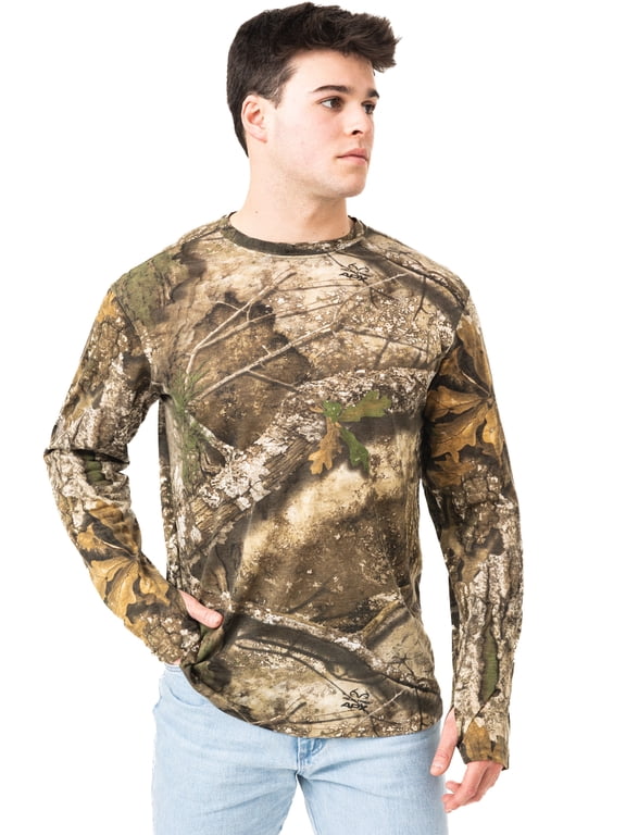 APX Camo Hunting Ulta-Soft Long Sleeve Shirt for Men and Women, Size 3X