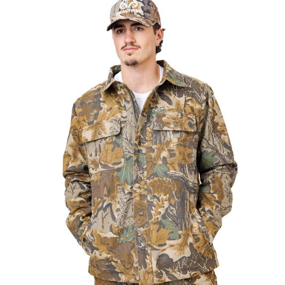 Realtree Men's Camo Farmhand Insulated Canvas Duck Work Hunting Jacket