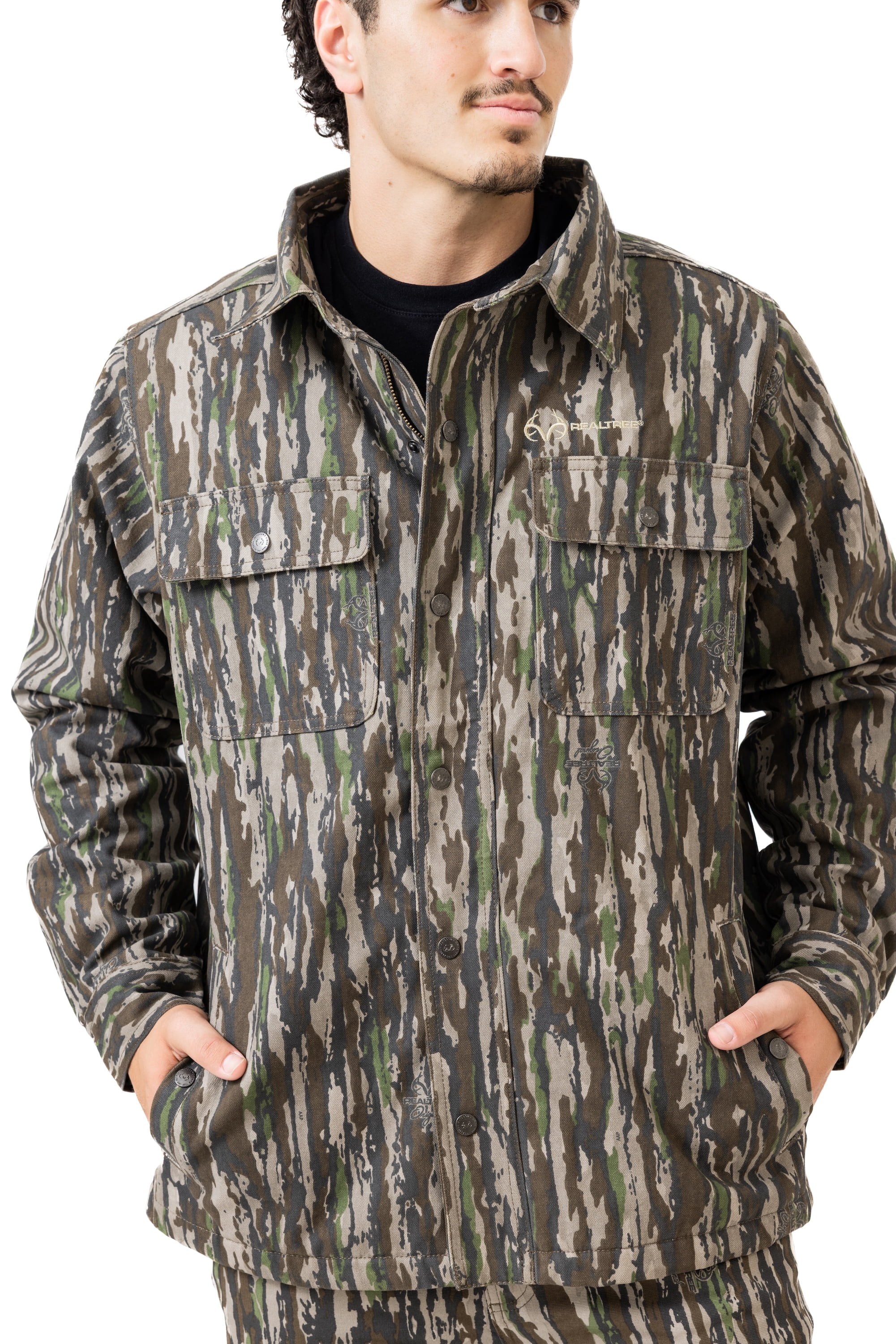 Realtree Men's Camo Farmhand Insulated Canvas Duck Work Hunting