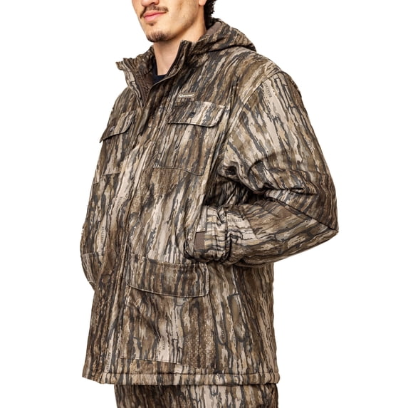 Realtree Men's Camo Hunting Jacket - Water Resistant Insulated Cold Weather Parka – Ultra-Quiet & Rugged