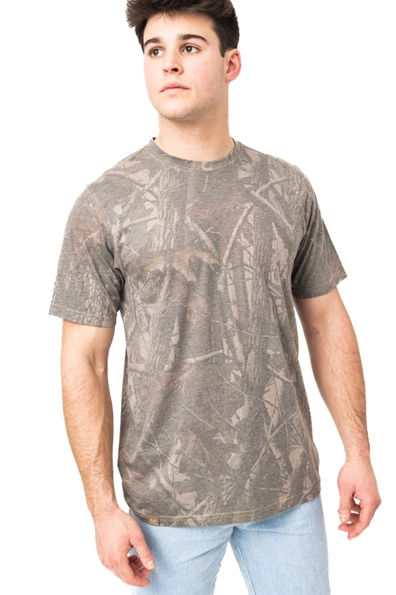 Camo Tri-Blend Short Sleeve Shirt – Lightweight & Soft, Outdoor & Hunting Apparel​