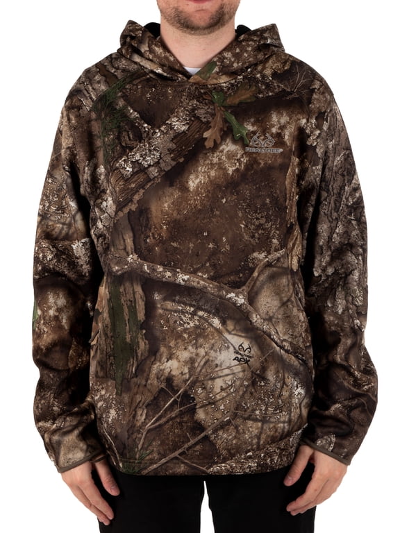 Men's Camouflage Hunting Performance Hoodie, Realtree APX, XL
