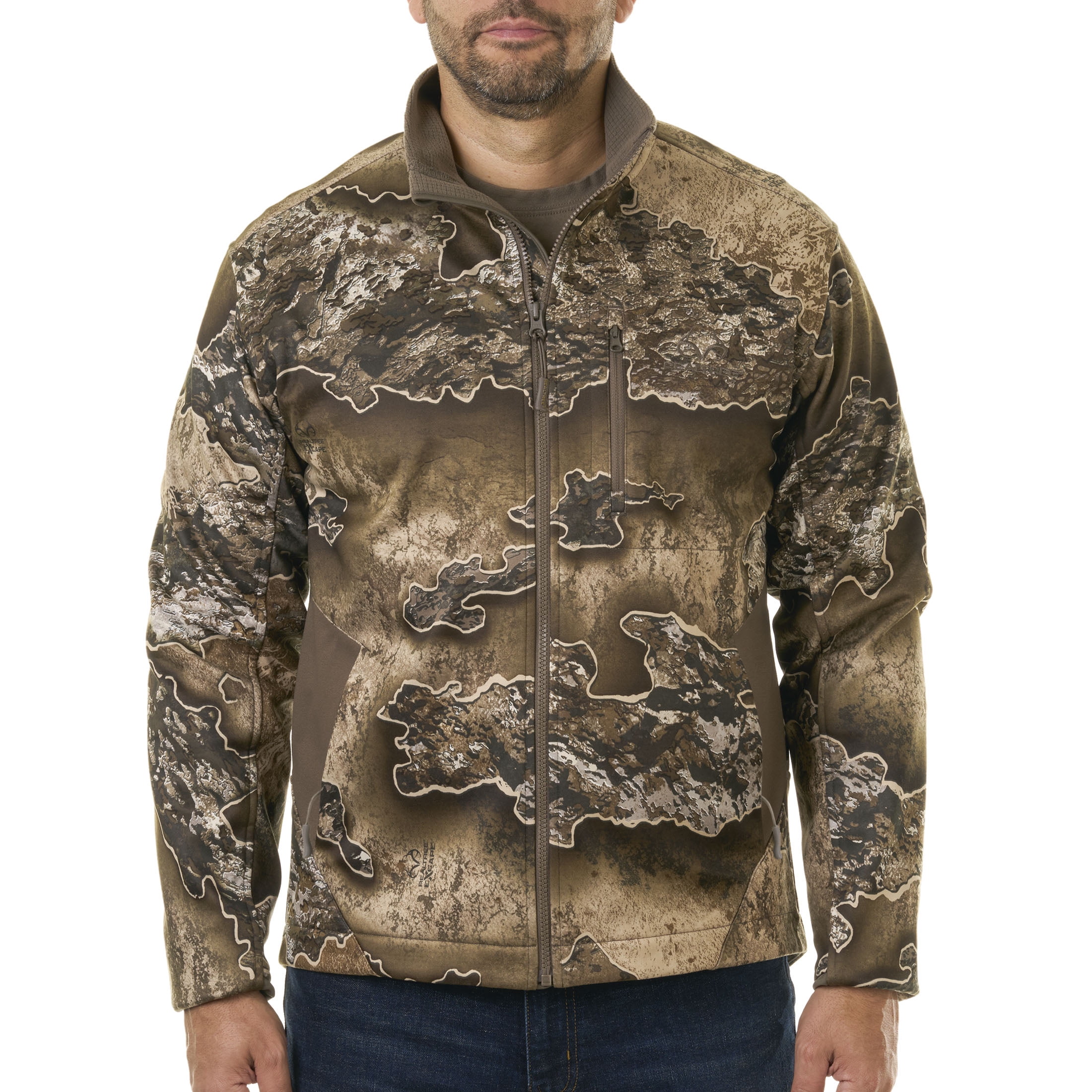 Realtree Excape Men's Chill Cutter Softshell Hunting Jacket, Sizes S-3XL
