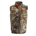 thumbnail image 1 of Realtree Men's EDGE Camo Hunting Pro Staff Reversible Hybrid Puffer Vest, Size 3X, 1 of 12