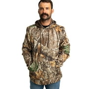 REALTREE Men's EDGE Camo Hunting Poly Hoodie – Lightweight, Breathable, and Durable Outdoor pullover Everyday Wear | Size S-4X