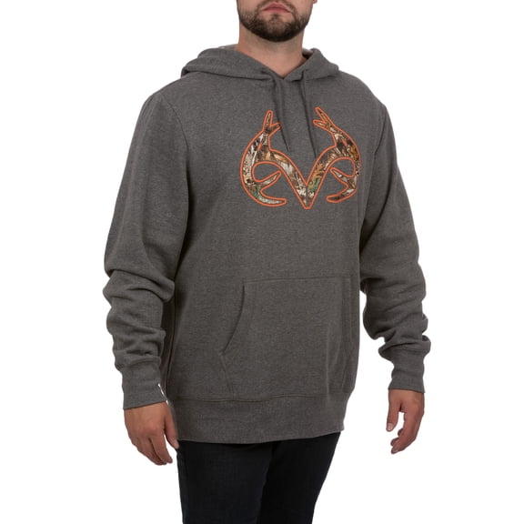 Realtree Men’s Graphic Hoodie with Long Sleeves