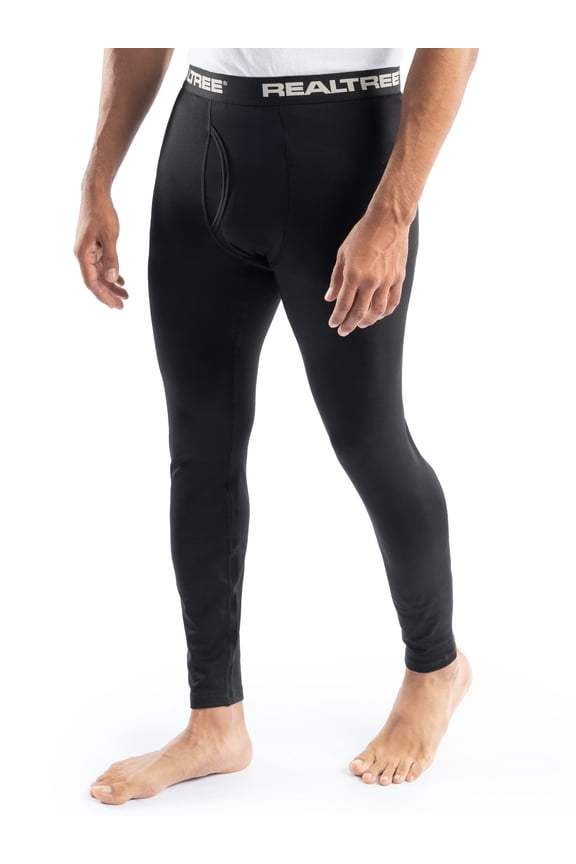 Men's Heavyweight Fleece Base Layer Thermal Pants, size M-XL