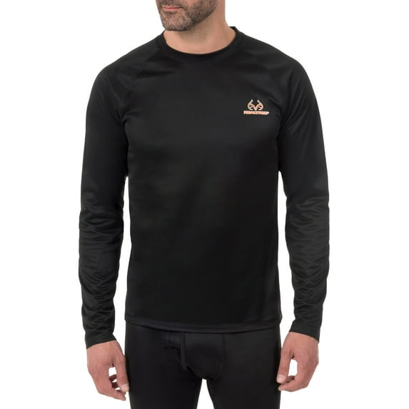 Realtree Men's Heavyweight Fleece Thermal Underwear Top
