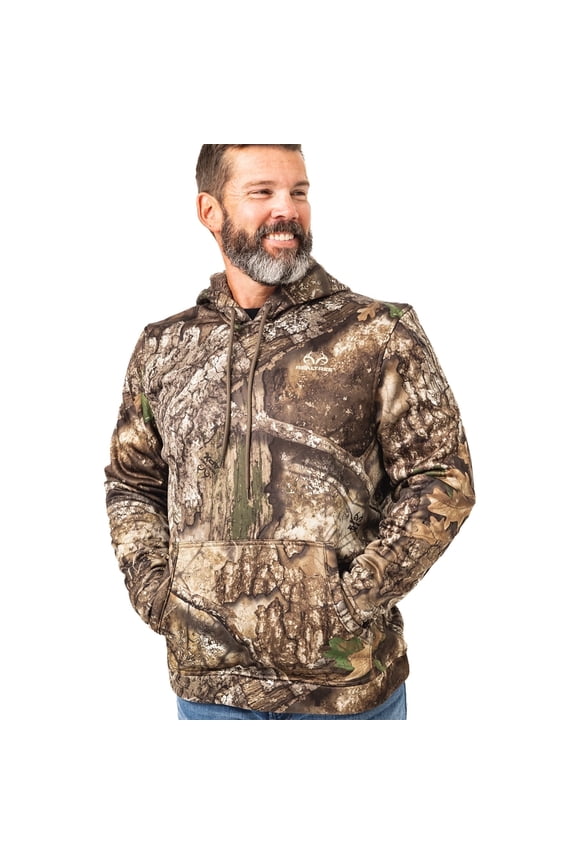 Men's APX Camo Hunting Hoodie -  High Pile Pullover for Outerwear | Size S-4X