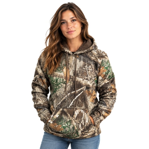 Realtree Hunting Hoodie EDGE Camo High Pile Pullover for Men and Women S