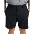 thumbnail image 1 of Realtree Men's Hybrid Fishing Shorts, Athletic Performance Short Pants in Black, Sizes S-3XL, 1 of 8