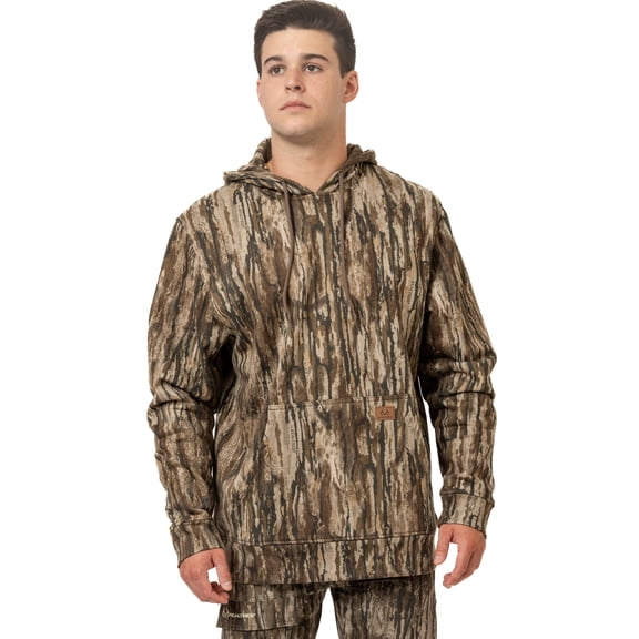 Realtree Camo Hunting Hoodie - Legacy Camo Poly Pullover for Outerwear | Size L