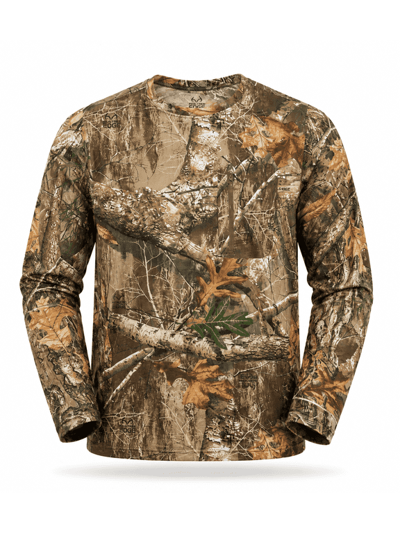 EDGE Camo Hunting Bamboo Ulta-Soft Long Sleeve Shirt, 4XL