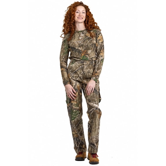 Realtree EDGE Camo Hunting Bamboo Ulta-Soft Long Sleeve Shirt, XL