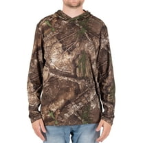Realtree Men's Long Sleeve Performance Fishing Hoodie, S