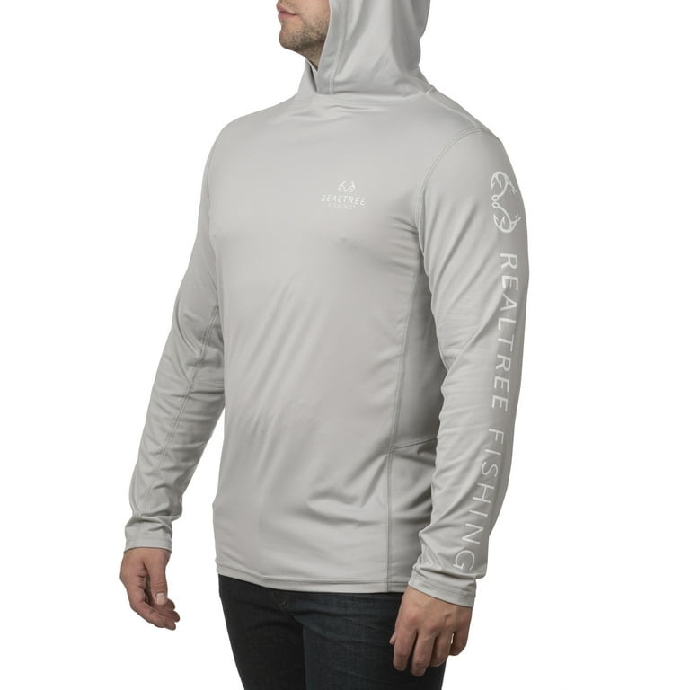 Realtree Men's Long Sleeve Performance Fishing Hoodie 