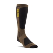 Realtree  Mens Merino Wool Lightweight Crew Sock Coyote Brown, Large