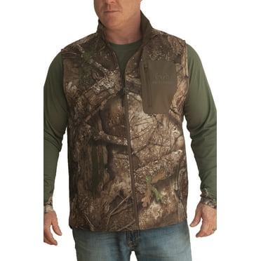 Realtree Men's Mid Layer Hunting Vest, Realtree APX,2XL
