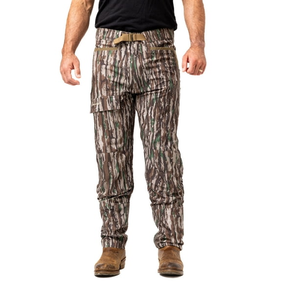 Realtree Men's Original Camo Hunting Pant, 5 Pockets, Reinforced Knees, Water-Resistant, Breathable Ripstop Fabric, Durable for Outdoorwear