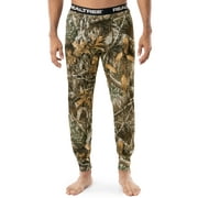 Realtree Mens Performance Baselayer Thermal Bottom, Realtree Edge, Size M